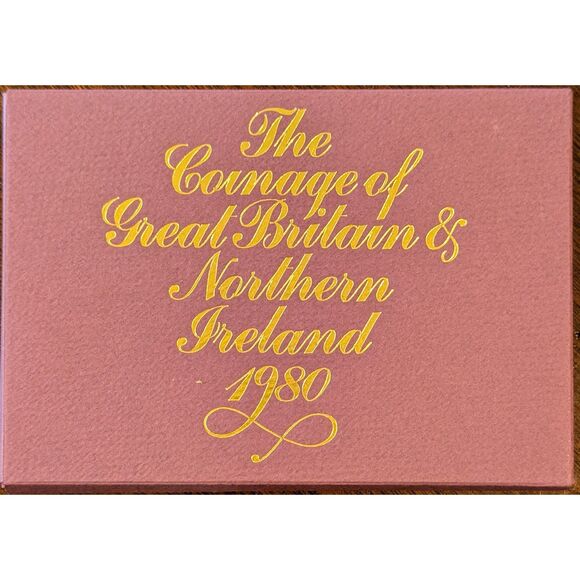 1980 UK Proof Coin Set – Royal Mint, Elizabeth II, 6-Coin Display - Picture 5 of 5